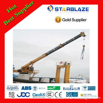 Quality hotsell hydraulic deck marine crane for sale